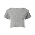 Heather Gray - Back - TriDri Womens-Ladies TriDri Crop Top