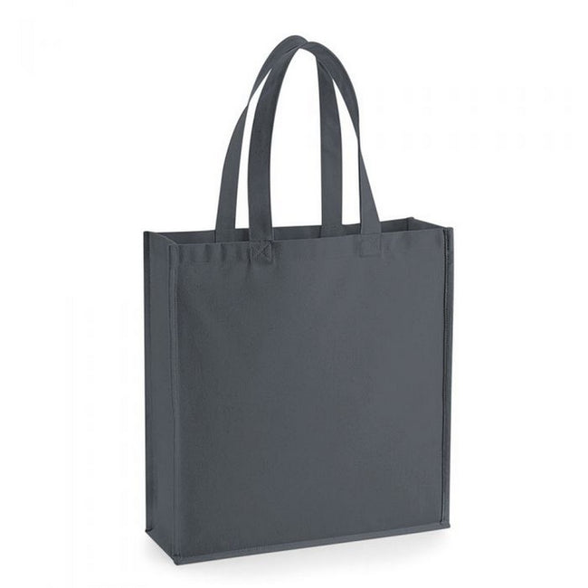 Graphite Gray - Front - Westford Mill Gallery Canvas Tote