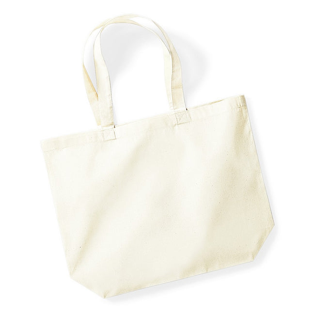 Natural - Front - Westford Mill Premium Cotton Maxi Tote