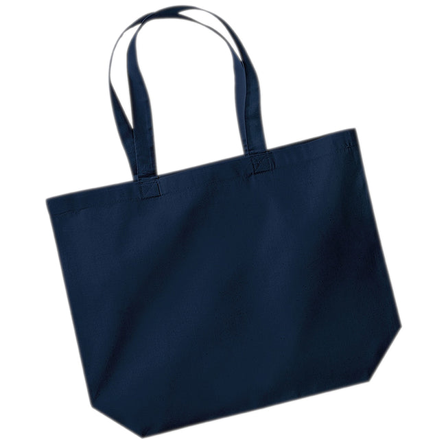 French Navy - Front - Westford Mill Premium Cotton Maxi Tote