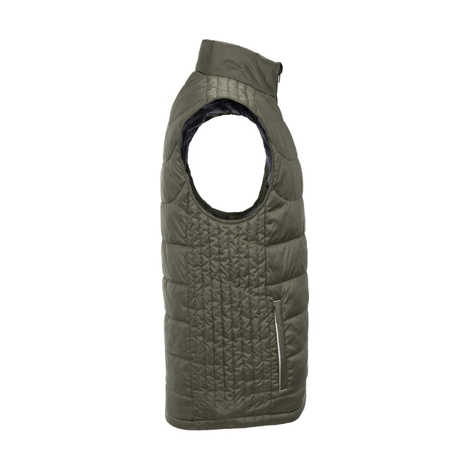 Dark Olive - Side - Russell Mens Nano Bodywarmer
