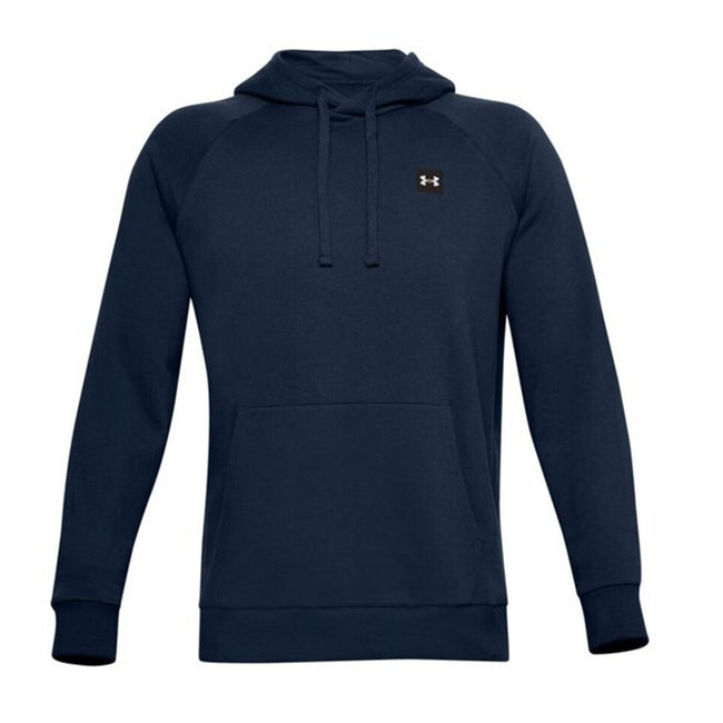 Academy Blue-Onyx White - Front - Under Armour Mens Hoodie