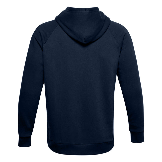 Academy Blue-Onyx White - Back - Under Armour Mens Hoodie