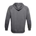 Light Gray-Onyx White Heather - Back - Under Armour Mens Hoodie