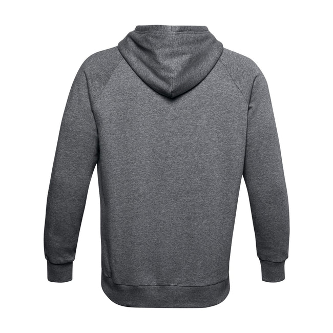Light Gray-Onyx White Heather - Back - Under Armour Mens Hoodie