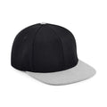 Black-Gray - Front - Beechfield 6 Panel Snapback Cap