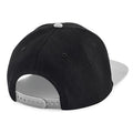 Black-Gray - Back - Beechfield 6 Panel Snapback Cap