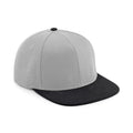 Gray-Black - Front - Beechfield 6 Panel Snapback Cap