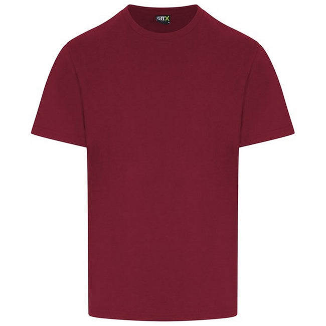 Burgundy - Front - PRO RTX Mens T-Shirt