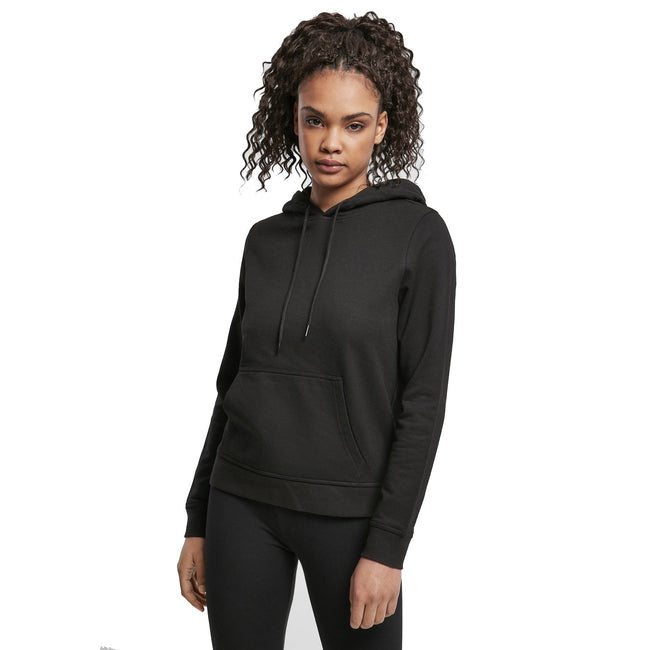 Black - Back - Build Your Brand Womens-Ladies Basic Hoodie