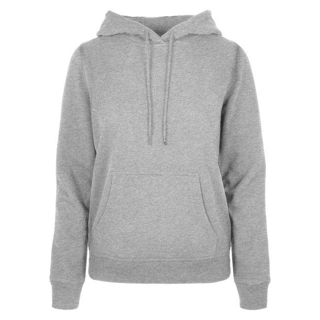 Heather Grey - Front - Build Your Brand Womens-Ladies Basic Hoodie