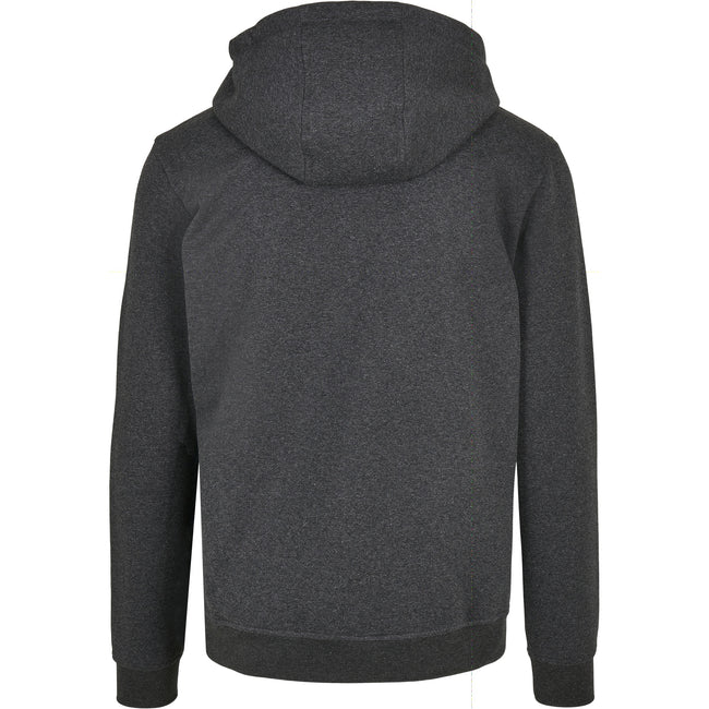 Charcoal - Close up - Build Your Brand Mens Basic Hoodie