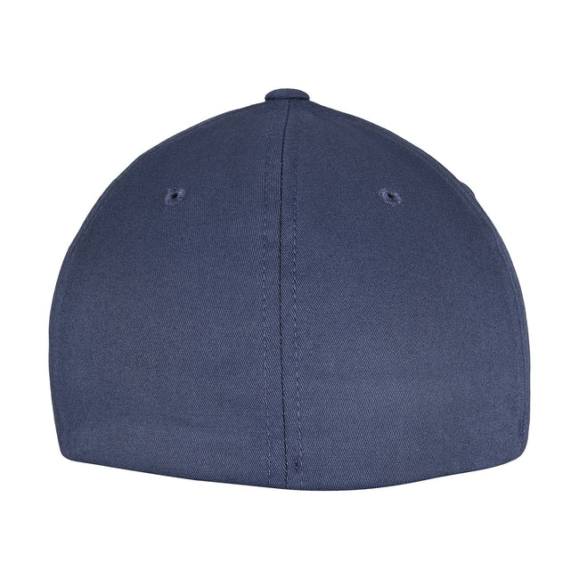 Dark Navy - Back - Flexfit Unisex Adult Alpha Shape Baseball Cap
