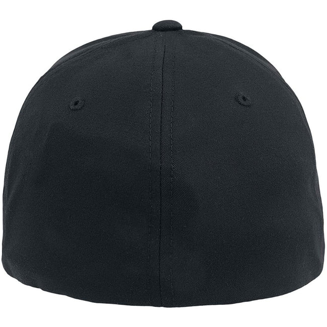Black - Back - Flexfit Unisex Adult Alpha Shape Baseball Cap