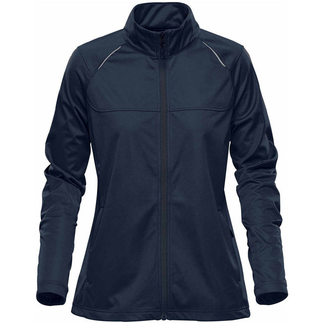Navy - Front - Stormtech Womens-Ladies Greenwich Lightweight Soft Shell Jacket