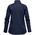 Navy - Back - Stormtech Womens-Ladies Greenwich Lightweight Soft Shell Jacket