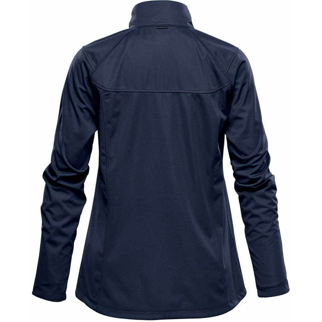 Navy - Back - Stormtech Womens-Ladies Greenwich Lightweight Soft Shell Jacket