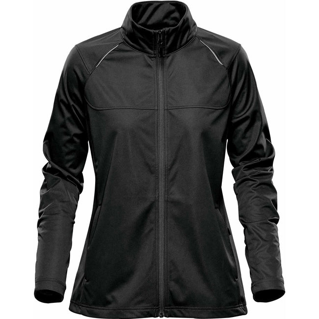 Black - Front - Stormtech Womens-Ladies Greenwich Lightweight Soft Shell Jacket