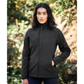 Black - Back - Craghoppers Womens-Ladies Expert Basecamp Soft Shell Jacket