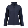 Navy - Front - Craghoppers Womens-Ladies Expert Basecamp Soft Shell Jacket