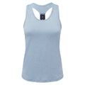 Dusky Blue Melange - Front - TriDri Womens-Ladies Performance Backstrap Undershirt