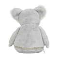 Gray - Back - Mumbles Zippie Koala Plush Toy