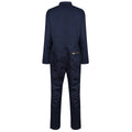 Navy - Close up - Regatta Mens Pro Zip Insulated Coveralls