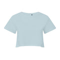 Sky Blue - Front - TriDri Womens-Ladies Crop Top