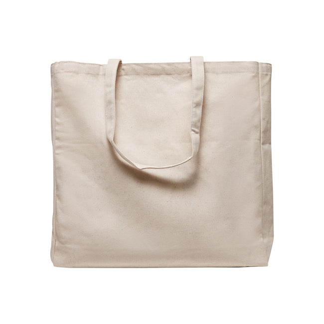 Off White - Front - Build Your Brand Canvas Tote Bag
