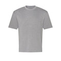 Heather Grey - Front - Awdis Mens 100 Oversized T-Shirt