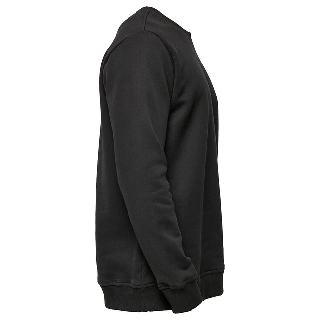 Black - Lifestyle - Build Your Brand Mens Basic Sweatshirt