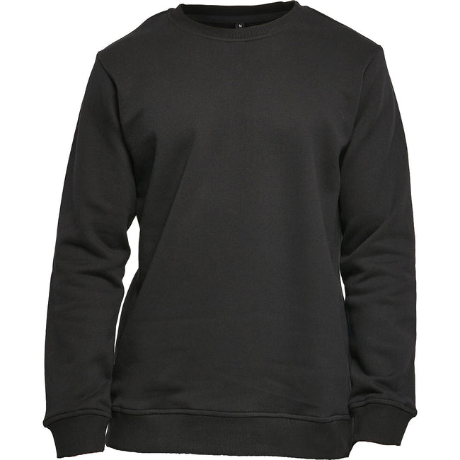 Black - Front - Build Your Brand Mens Basic Sweatshirt