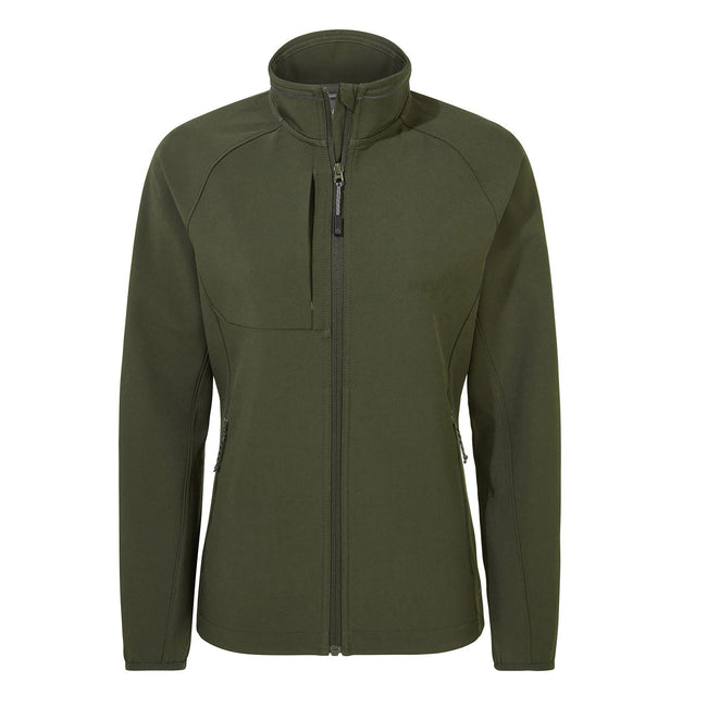 Dark Cedar - Front - Craghoppers Womens-Ladies Expert Basecamp Soft Shell Jacket