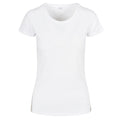White - Front - Build Your Brand Womens-Ladies Basic T-Shirt