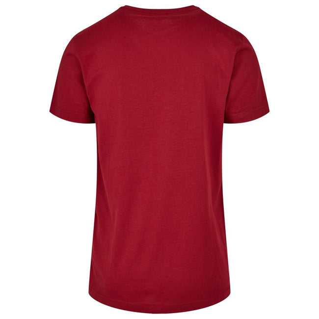 Burgundy - Back - Build Your Brand Mens Basic Round Neck T-Shirt