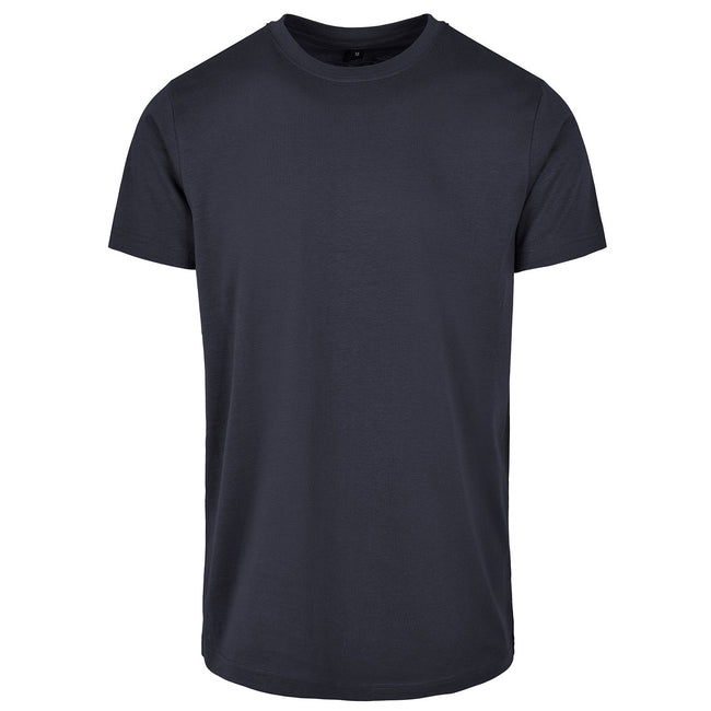Navy - Front - Build Your Brand Mens Basic Round Neck T-Shirt