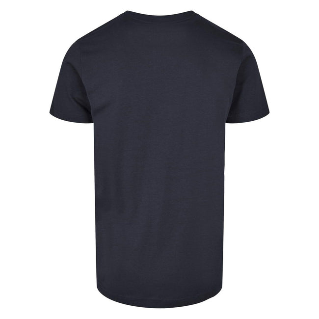 Navy - Back - Build Your Brand Mens Basic Round Neck T-Shirt