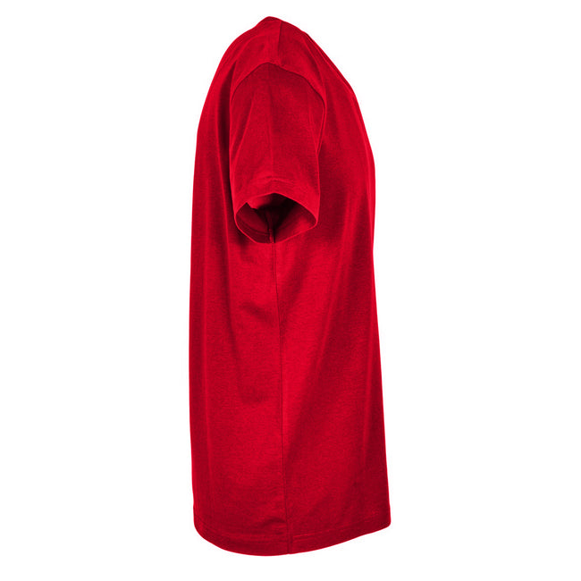City Red - Side - Build Your Brand Mens Basic Round Neck T-Shirt