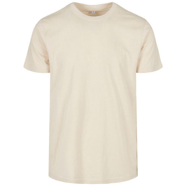 Sand - Front - Build Your Brand Mens Basic Round Neck T-Shirt