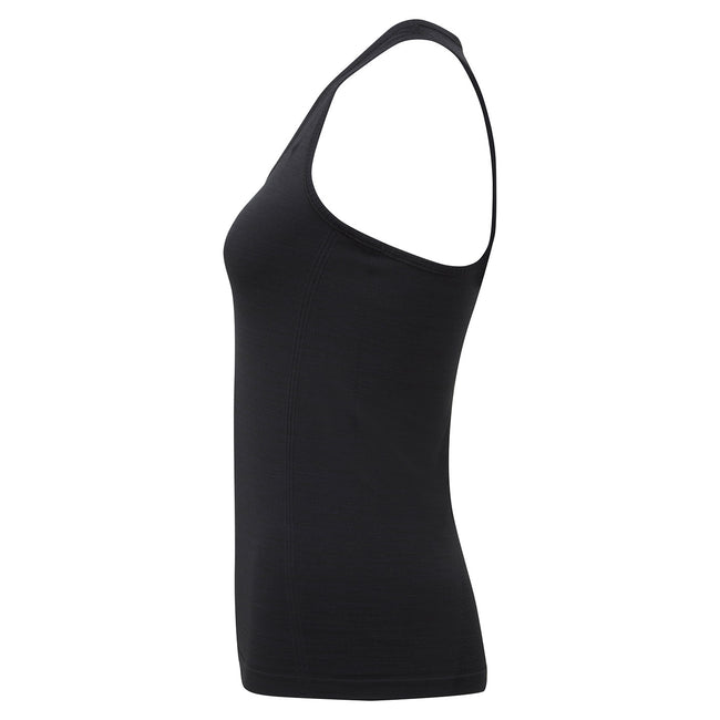 Black - Side - TriDri Womens-Ladies Recycled Seamless 3D Undershirt