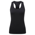 Black - Front - TriDri Womens-Ladies Recycled Seamless 3D Undershirt