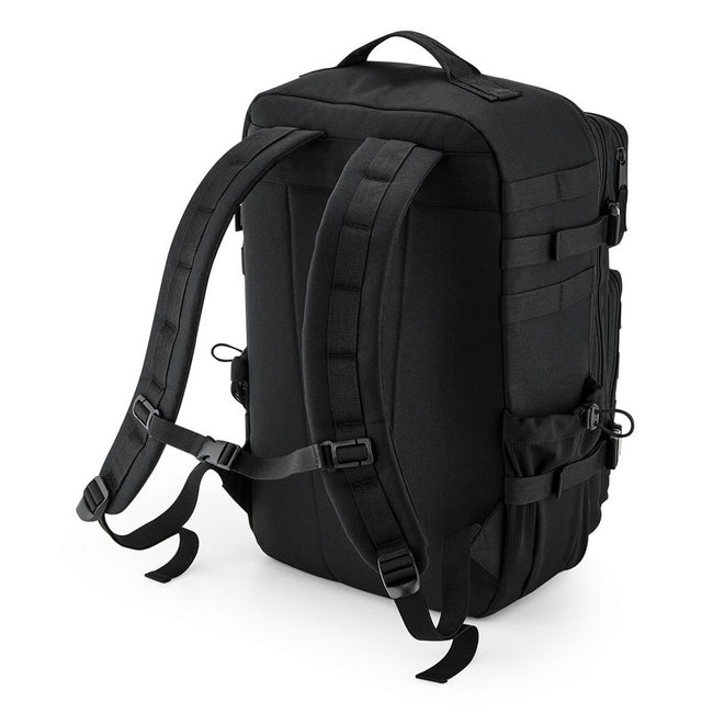 Black - Back - Bagbase Molle Tactical 9.2gal Knapsack