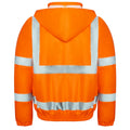 Orange - Back - PRO RTX Mens High-Vis Hi-Vis Vest