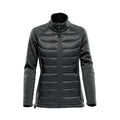 Black-Dolphin-Heather - Front - Stormtech Womens-Ladies Narvik Hybrid Soft Shell Jacket