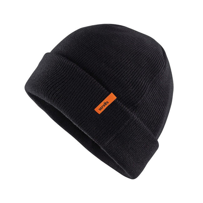 Black - Front - Scruffs Mens Thinsulate Beanie