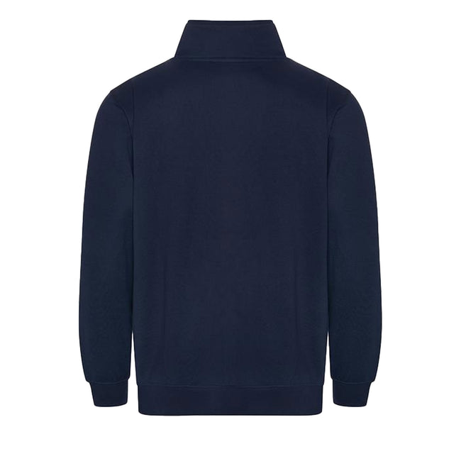 Navy - Back - PRO RTX Mens Quarter Zip Sweatshirt