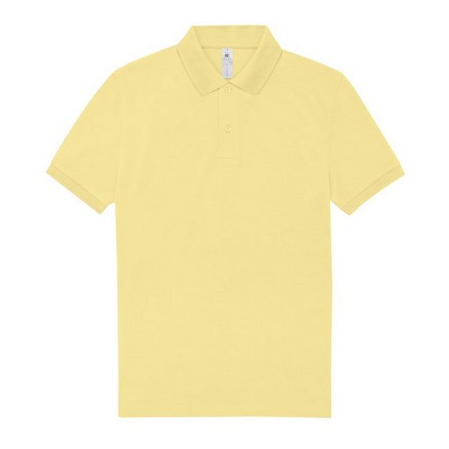 Amalfi Yellow - Front - B&C Mens My Polo Shirt