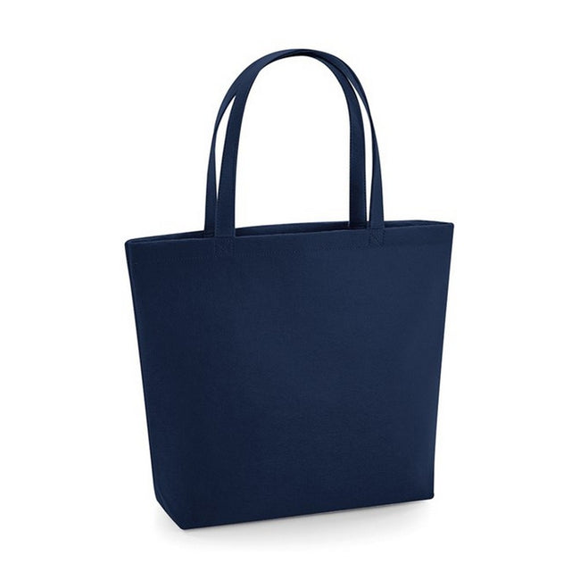 Navy - Front - Bagbase Felt Shopper