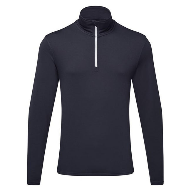 French Navy-White - Front - TriDri Mens Athletic Top