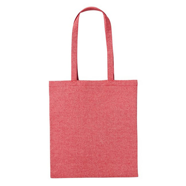Red Marl - Front - Nutshell Recycled Cotton Shopper